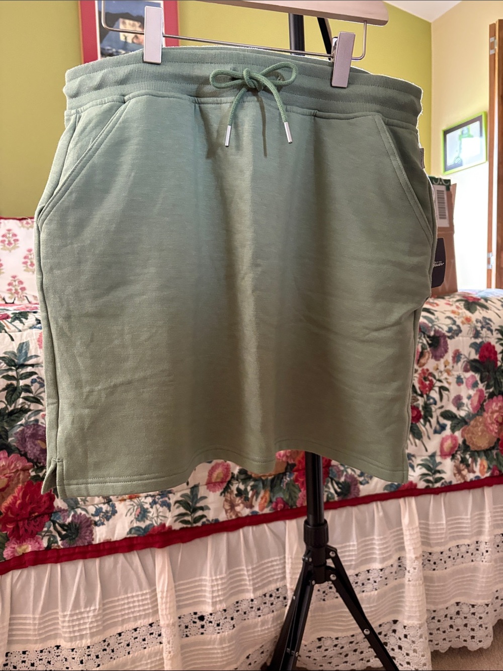 Eddie Bauer Olive Green Mini Skirt
